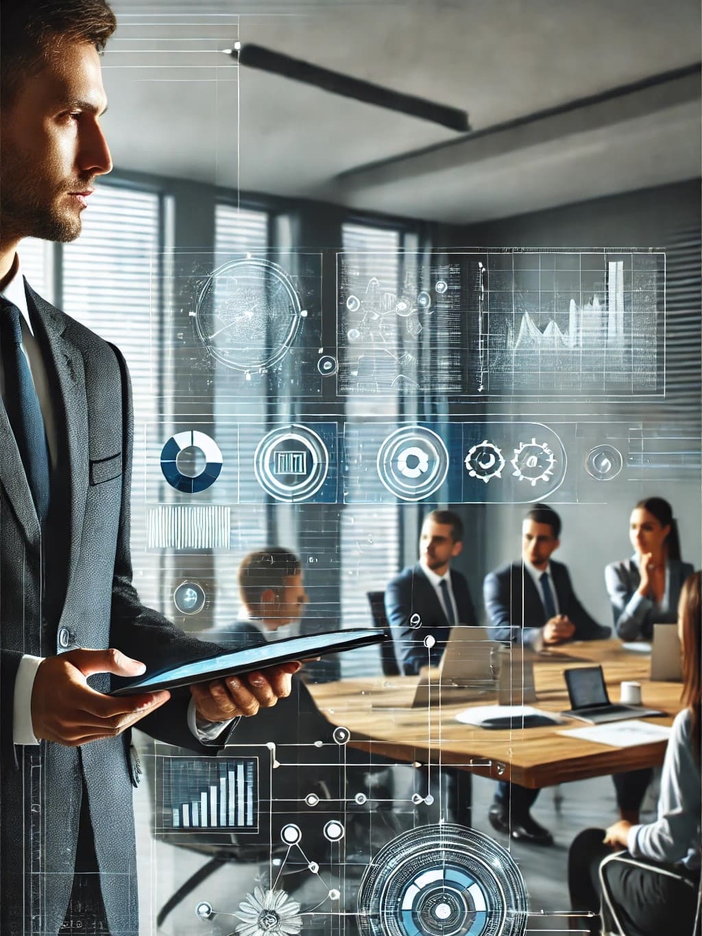 DALLE2024-11-2316.55.30-Averticalimagerepresentingthebenefitsofdigitaltransformationforbusinesses.Theimagefeaturesaprofessionalofficesetupwithaconsultant (1)